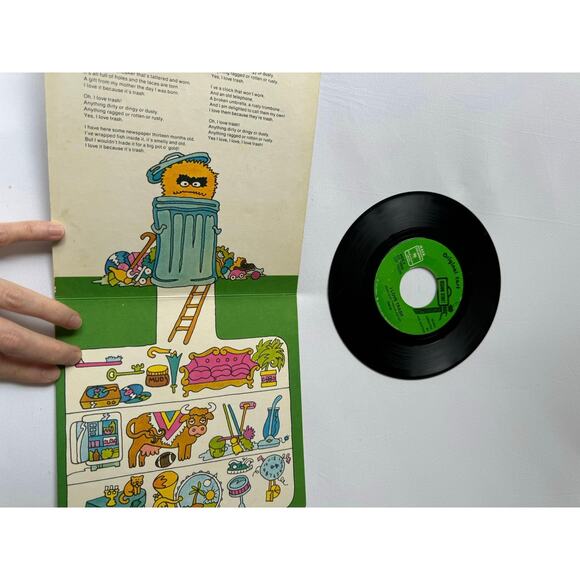 Vtg Sesame Street Carry About Original Cast Book & Vinyl Record 70s Columbia - Picture 13 of 16